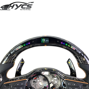 Volante Personalizado de Fibra de Carbono Forjado en Oro con LED para Seat Cupra Tavascan Terramar Formentor VZ <span class=keywords><strong>Leon</strong></span> Ibiza Ateca Arona - Product Image 4