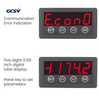 Affichage LED avec écran, communication MODBUS-RTU, interface série RS485, maîtrisable, esclavierable, moniteur, DC 8-25V