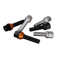 Vis de roue antivol en acier et acier au carbone pour pneus de voiture avec tête hexagonale et finition zinguée Spline & Tuner