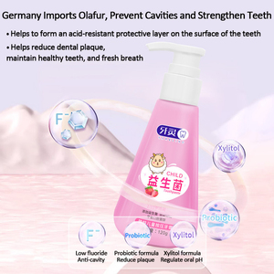 <span class=keywords><strong>Dentifrice</strong></span> anti-carie personnalisé pour enfants <span class=keywords><strong>Dentifrice</strong></span> <span class=keywords><strong>sans</strong></span> alcool avec fluor <span class=keywords><strong>Dentifrice</strong></span> liquide probiotiques à saveur de fruits pour enfants - Product Image 3