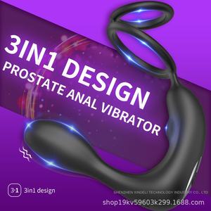 Choque eléctrico Chastity Butt Plug Juguetes sexuales Prostata Masajeador Anal Beads Tail Vibrador Anal Vibrador para hombres <span class=keywords><strong>y</strong></span> mujeres - Product Image 2