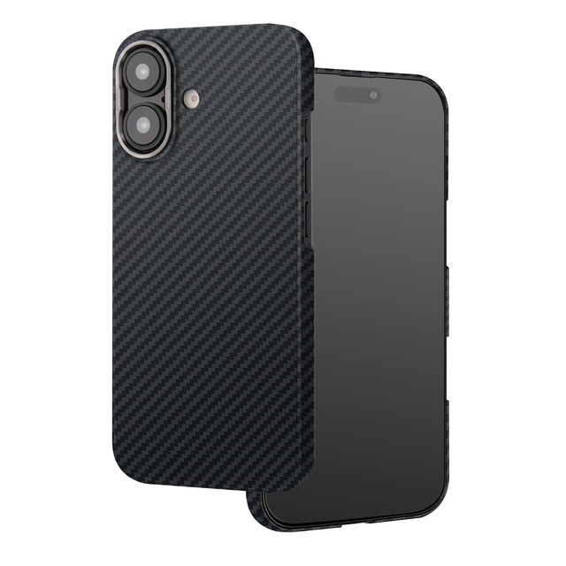High Quality 1500D Matte Black Carbon Aramid Fiber Magnetic Case for iPhone 17 17 Pro/Max/17 Air Protective Cover