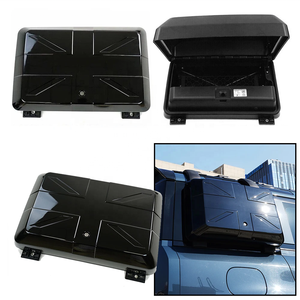 Caja de Almacenamiento Lateral para Equipaje, Portaequipajes de Techo para <span class=keywords><strong>Land</strong></span> <span class=keywords><strong>Rover</strong></span> <span class=keywords><strong>Defender</strong></span> 2020 2021 <span class=keywords><strong>2022</strong></span>, Cajas de Techo, Accesorios para Rieles de Escalera - Product Image 3