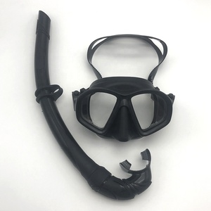 실리콘 낮은 볼륨 스노클 다이빙 마스크 세트 강화 안경 렌즈 - Product Image 1