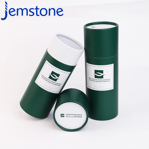 Custom Design Recyclable Food Herbal <b>Gel</b> Capsule Kraft Cardboard Cylinder Packaging Box <b>Protein</b> Powder Paper Tube Container - Product Image 4