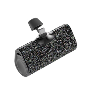 Vendita calda di lusso <span class=keywords><strong>Power</strong></span> Bank Logo personalizzato diamante 5000 di ricarica mAh moda ragazza Mini Smart Bling Bling <span class=keywords><strong>Power</strong></span> Bank - Product Image 5