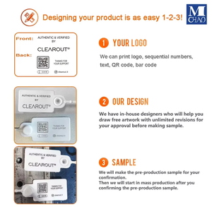 Bán buôn 600 mét nhựa Polypropylene an ninh con dấu <span class=keywords><strong>tag</strong></span> khóa cho hàng may mặc Giày Túi Giao Thông Vận Tải sử dụng - Product Image 6