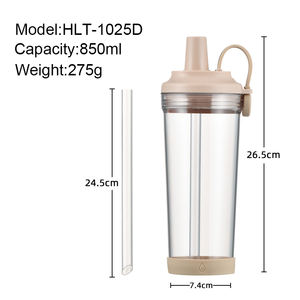 แก้วน้ำพร้อมหลอด Tritan ขนาด850<span class=keywords><strong>ม</strong></span>ล. สำหรับดื่มชาและน<span class=keywords><strong>ม</strong></span>แบบพกพามีฝาปิดทำจากไข่<span class=keywords><strong>ม</strong></span>ุกสา<span class=keywords><strong>ม</strong></span>ารถดูดได้ทั้ง<span class=keywords><strong>ชาย</strong></span>และหญิงไ<span class=keywords><strong>ม</strong></span>่ลื่น - Product Image 6