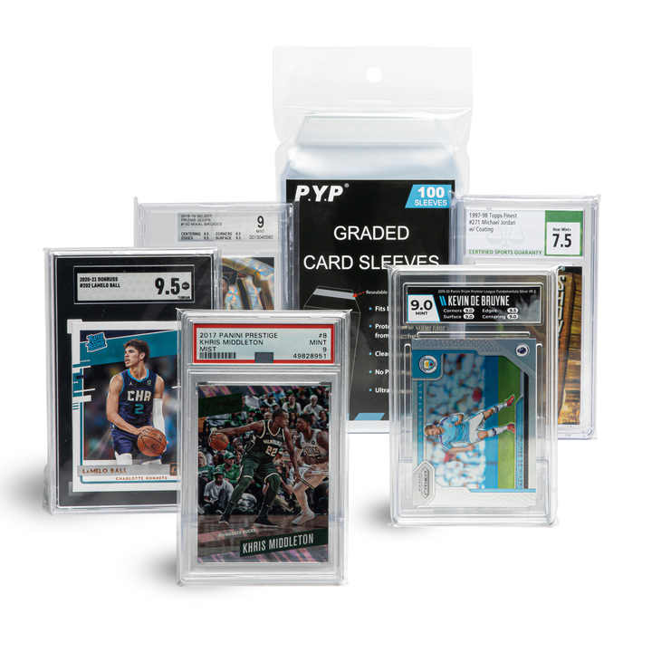 card grading sleeves Resealable Graded (100 count) 1 unit (100 sleeves) Protect your most valuable trading cards with BCW Semi Rigid Card Holders #1 Ultra PRO Graded Submission Semi-Rigid
