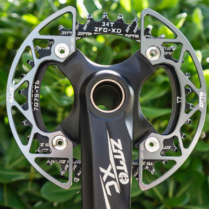 ZTTO <span class=keywords><strong>vtt</strong></span> vélo cadre <span class=keywords><strong>garde</strong></span> 1x disque pédalier CNC 32T 38T 40T plateau protecteur pédalier Guide chute receveur vélo dérailleur - Product Image 4