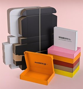 Custom Logo Gegolfd Mailer Dozen Voor Kleding Bulk Voorraad Snelle Verzending - Product Image 1