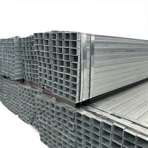 Q235 아연도금 직사각형 강관, 아연도금 강철 사각 튜브, 40x40mm 아연도금 사각 파이프 - Product Image 2