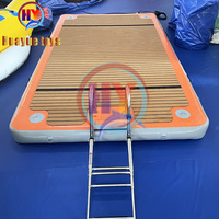 Drop stitch sur mesure DWF matériel bateau eau flottant air ponton gonflable dock plate-forme de pont