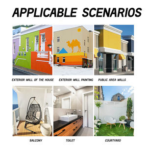 <span class=keywords><strong>Peinture</strong></span> murale extérieure auto-brossante directe d'usine Revêtement de couleur réglable et <span class=keywords><strong>peinture</strong></span> de rénovation - Product Image 5