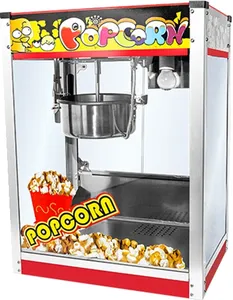 Commercial Industriel Caramel Popcorn Making Machine Automatic Electric Popcorn Machine With Wheels For Kitchen