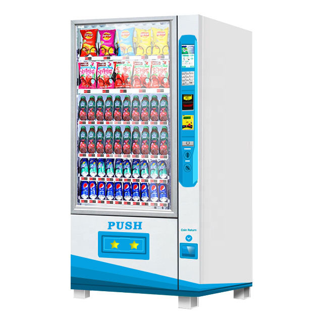 Cold Ice Vending Machine for Drinks and Snacks Cooling Vending Machine