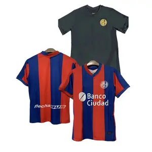 Wholesale Thai Quality Football Shirt Away San Lorenzo Home Soccer Jersey