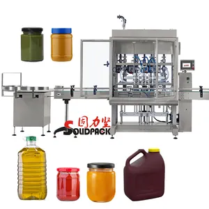 Solidpack Pesto Pizza Automatic Line Filling Capping Sauce Machine