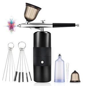 Kit de Aerógrafo para Tatuajes de Barbería, Portátil, Recargable por USB, Pistola de Pulverización para Pelo, Uñas y Maquillaje, Compresor Inalámbrico - Product Image 1