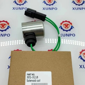 Electric Parts for 301-3118 Solenoid Valve Install on 140H Loader 3013118 Solenoid Valve 24V - Product Image 5