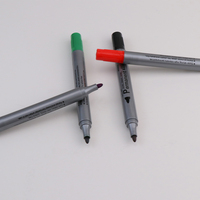 Ani Art Proveedor Oem Marcador permanente negro ecológico barato con punta de bala de fibra Juego de rotuladores de tinta a base de aceite para oficina