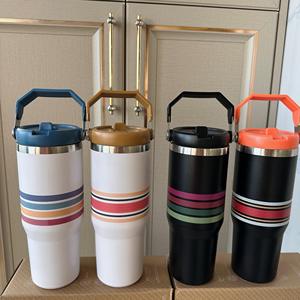 斯坦第二代30盎司绝缘吸管杯便携式大容量不锈钢真空冰瓶 - Product Image 2