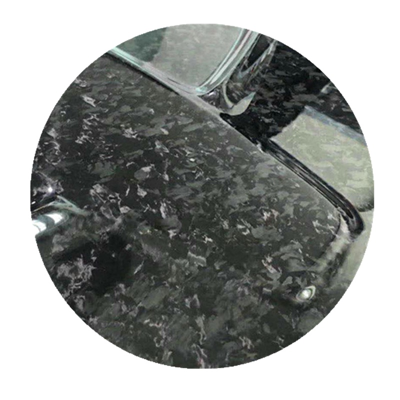 Кованая рубленная углеродная ткань PREG, кованая углеродная плита