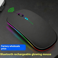 Souris de jeu optique LED ergonomique 3D sans fil USB 1200 DPI, mini souris droitière en stock pour ordinateur de bureau et portable - Offre Spéciale