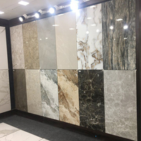 Panel de pared de revestimiento de alto brillo alternativo tipo mármol decorativo de alta calidad de 1220*2440mm hoja de mármol UV de PVC para techos