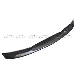 Lèvre de pare-chocs avant en fibre de carbone style CSL avec aileron de becquet et séparateur de type ailette pour BMW E46 M3 modèle 2001+ État Neuf - Product Image 3