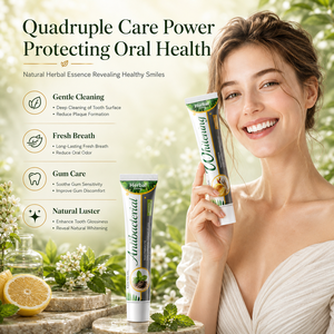 KORMESIC Marque Privée 100g Dentifrice Herbal Blanchissant & Antibactérien Éclaircissant Haleine Fraîche Nettoyant Halal Naturel Végétalien - Product Image 1