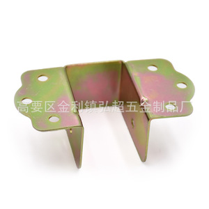 Support de lit en fer Hc-016, 30x32x51x90mm, couleur zinc, connecteurs durables pour support de plateau en bois - Product Image 1