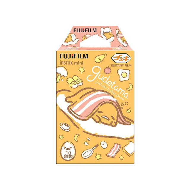 10 Sheets Fujifilm Instax Mini Gudetama Frame Film For Fuji Instant 8 9 25 70 90 Camera Share SP-1 SP-2 Printer Polaroid 300