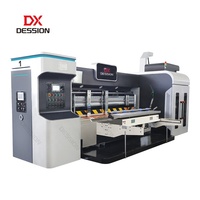 Máquina Automática para Ranurar y Troquelar Papel para Cajas de Cartón Corrugado de 2/3/4 Colores