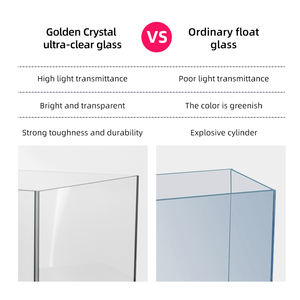 Relaxlines 40-<span class=keywords><strong>45L</strong></span> 6mm Verre Acrylique Fish Tank De Bureau Réservoir D'<span class=keywords><strong>aquarium</strong></span> Rectangulaire Écologique - Product Image 5