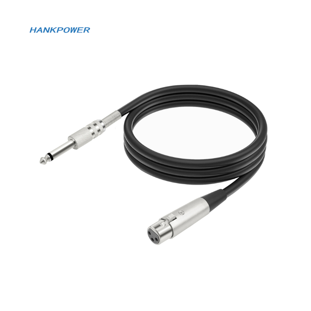 Zinc Alloy Mono 6.35mm Jack to 3Pin XLR Female Adapter 1/4 TS to XLR Audio Mixer Microphone Cable