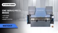 Presse plieuse industrielle de précision micronique 310T/3200 avec Delem DA58TX pour portes d'ascenseurs en acier inoxydable – Vente directe usine