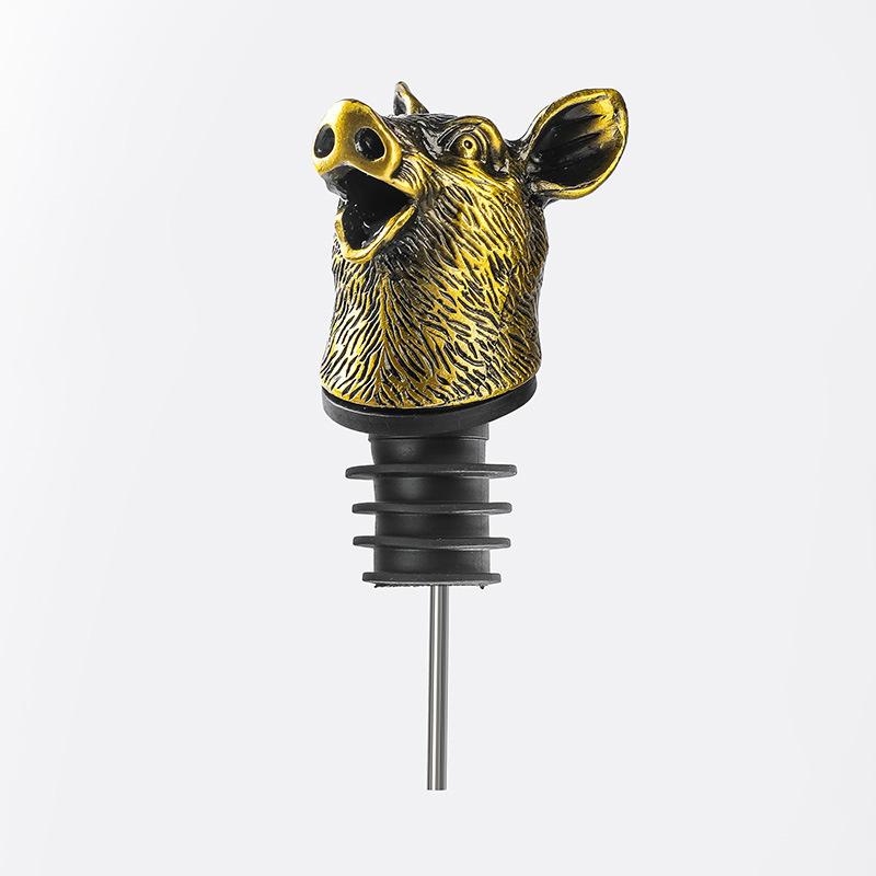 wine pourer-pig