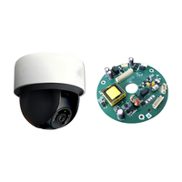 Kamera Bola Evoflint ODM Tuya Smart 3MP Desain PCBA ESP32 Tata Letak PCB Pelacakan Gerakan AI Audio Dua Arah Penyimpanan Cloud Kontrol Pan
