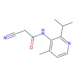 2-cyano-N-(2-isopropyl-4-méthyl-3-pyridyl)acétamide, cristaux blancs organiques, pureté 98%, CAS2397623-38-8 - Product Image 1