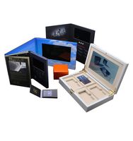 China Factory 4,3 pulgadas 5 pulgadas 7 pulgadas LCD Libro Blanco Impresión Offset Video Folleto Módulo de tarjeta de felicitación para caja de regalo