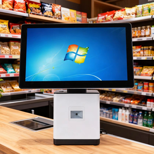 Dual Touchscreen Intel I5/i7 128GB HDD Point of Sale (POS) Terminal All-in-One <span class=keywords><strong>Windows</strong></span> 10 Desktopsysteem met printer - Product Image 1