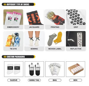Custom Logo Men's <strong>Socks</strong> Anti Slip Embroidered Crew Knitted <strong>Socks</strong> Sport <strong>Socks</strong> - Product Image 4