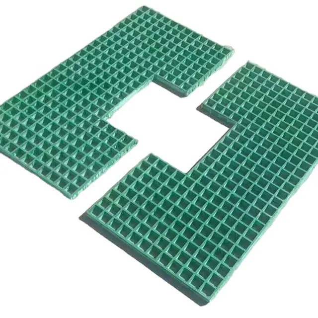 Frp Grids Grp Fiberglass Plastic Reinforced Carwash Grille Tree Pool Protection Grate Grating