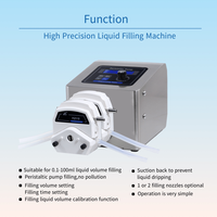 Machine de remplissage péristaltique de haute précision Ditrontech pour petites bouteilles, boissons, huiles, liquides chimiques, eau de coco, moteur