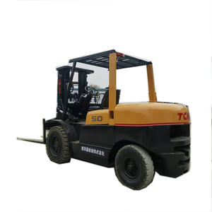 Mini carretilla elevadora usada Tcm 5ton que levanta los 4m con la carretilla elevadora diesel original Tcm 5ton Carretillas elevadoras diesel - Product Image 1