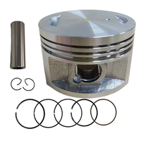 Kit de piston de moteur de moto Haojue Suzuka EN125 HJ125 RV125 haute performance, alésage de 57 mm, approvisionnement direct d'usine