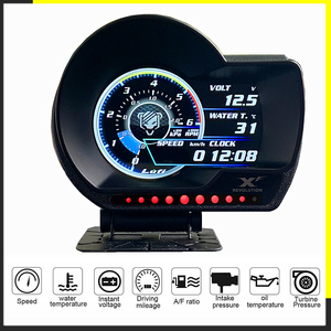 จอแสดงผล <span class=keywords><strong>LUFI</strong></span> <span class=keywords><strong>XF</strong></span> OBD2 รุ่นภาษาอังกฤษ เครื่องวัดบูสต์แบบดิจิตอล พร้อมไฟเตือนความดันในรถยนต์ - Product Image 2