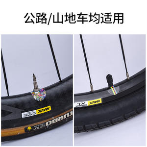 Autocollants de valve de vélo Readu R010, capuchons de valve universels français et américains pour réparation et remplacement de vélos de route et de montagne - Product Image 4