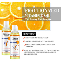 Huile Corporelle Éclaircissante à la Vitamine C 100 % Pure et Biologique Disaar, Vente en Gros, Hydratante Naturelle, Huile Essentielle de Massage pour Illuminer Votre Peau